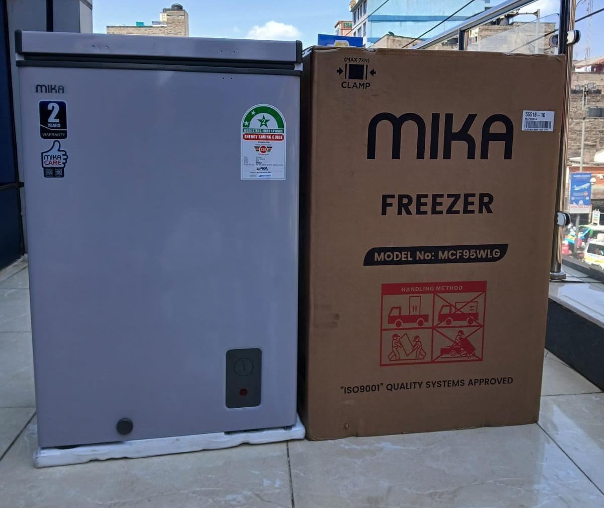 95 litres mika chest freezer